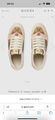 Кеды Gucci женский кожа swift светло-розовый 109708-5