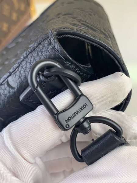 Мужская сумка мессенджер Louis Vuitton мужской кожа черный 143069-7