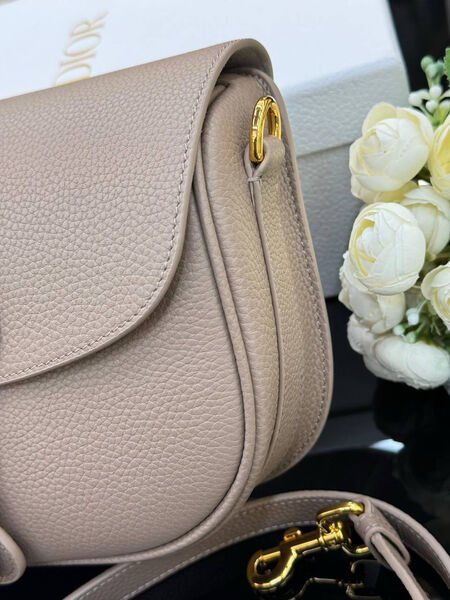 Сумка Christian Dior Bobby женский кожа бежевый 142000-3