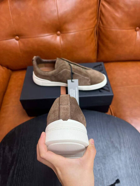 Мужские кеды Zegna мужской замша 165760-6