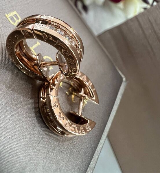 Серьги Bvlgari бронзовый 176062-6