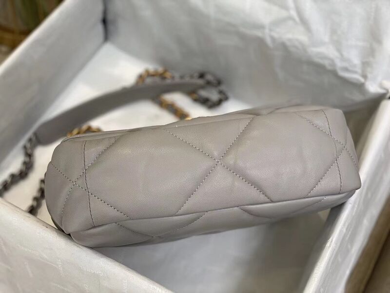Сумка Chanel (26см) женский кожа графитовый 73556-5