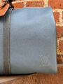 Дорожная сумка Louis Vuitton мужской кожа синий 133865-4