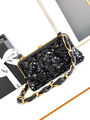 Сумка Chanel женский кожа черный 156423-2