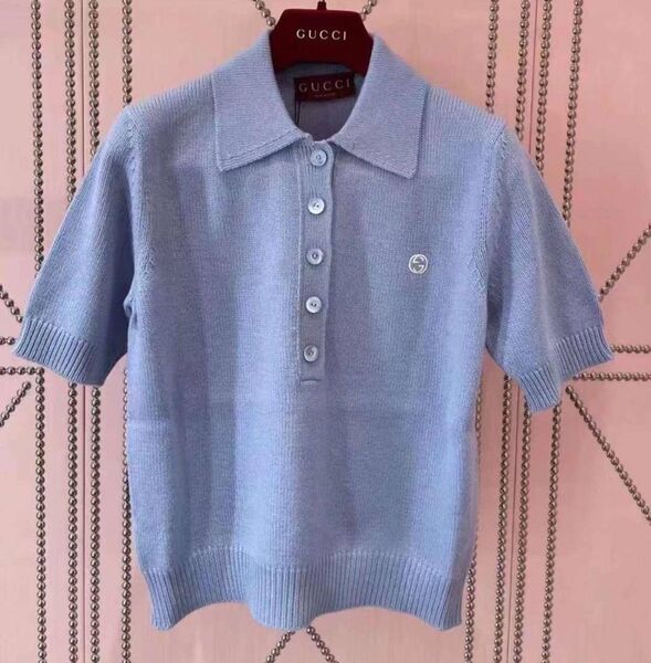 Поло Gucci женский бирюзовый 157699