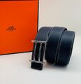 Мужской ремень Hermès мужской кожа синий 52564-2