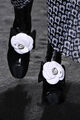 Ботильоны Chanel женский кожа черный 128610-4
