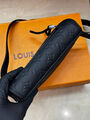 Мужская сумка мессенджер Louis Vuitton мужской кожа черный 169138-3