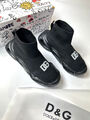 Кроссовки Dolce & Gabbana женский текстиль черный 107209-2