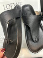 Шлепки Loewe женский кожа черный 154946-5