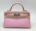 Сумка Hermès20 Mini женский кожа розовый 109847-1