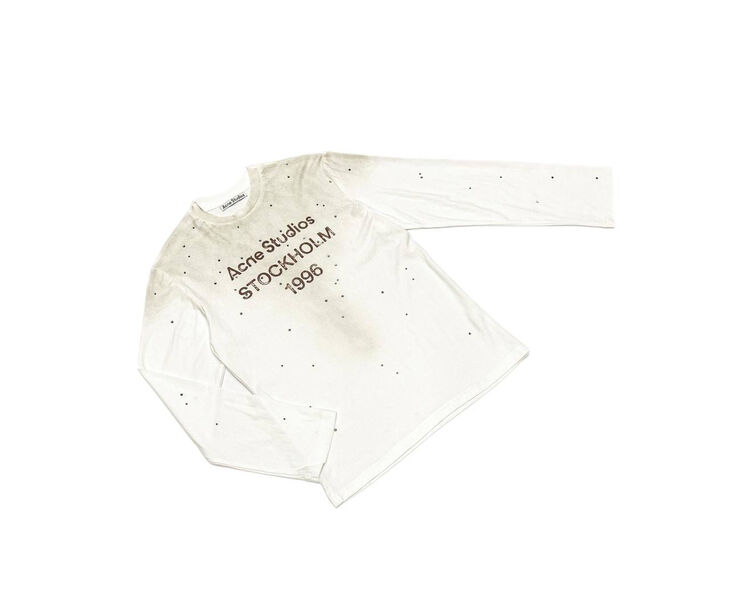 Лонгслив Acne Studios женский белый 182185-4