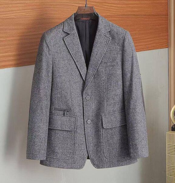 Мужской пиджак Zegna мужской графитовый 196219
