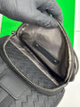 Мужская сумка слинг Bottega Veneta мужской кожа черный 200782-5