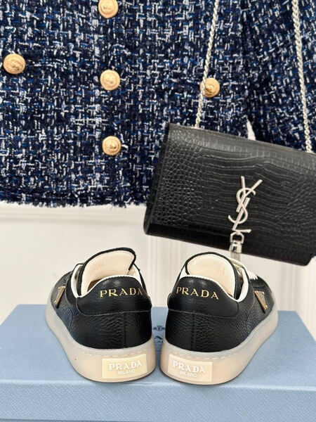 Кеды Prada женский кожа черный 147363-3