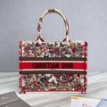 Сумка Christian Dior Book 41 женский текстиль бордовый 74161-2