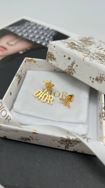 Серьги Dior бронзовый 175917-4