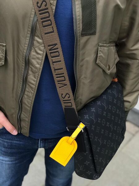 Мужская сумка мессенджер Louis Vuitton мужской канва графитовый 77910-4