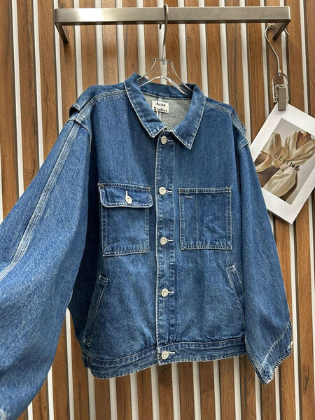 Куртка джинсовка Acne Studios женский джинса синий 147393-2