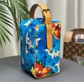 Несессер косметичка Louis Vuitton женский кожа синий 156013-1