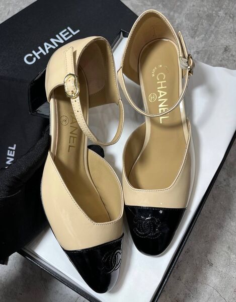 Туфли Chanel женский кожа бежевый 180055