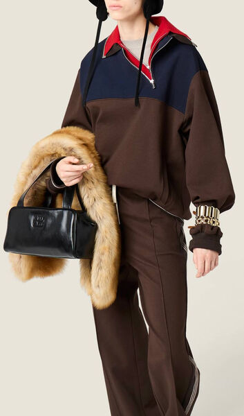 Сумка Miu Miu женский кожа черный 198995-2
