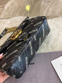 Сумка Gucci Marmont женский кожа черный 97057-2