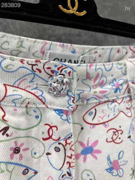 Брюки Chanel женский белый 172860-2