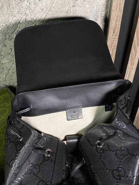 Рюкзак мужской Gucci мужской кожа черный 65366-10