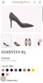 Туфли Gianvito Rossi женский замша графитовый 136698-2