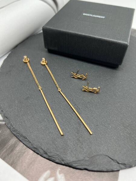 Серьги Saint Laurent бронзовый 175336-4