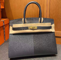 Сумка Hermès Birkin 30 ручная работа женский кожа 75355-1