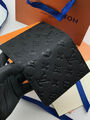 Мужская обложка на паспорт Louis Vuitton мужской кожа черный 107699-3