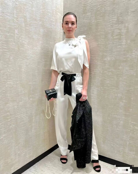Брюки Chanel женский белый 148130-2