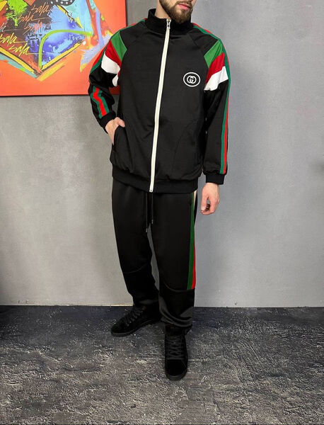 Мужской костюм Gucci мужской черный 120438-4