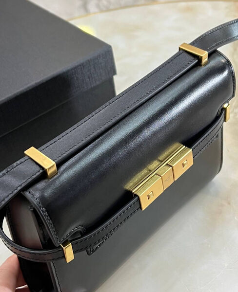 Сумка Saint Laurent женский кожа черный 143333-4