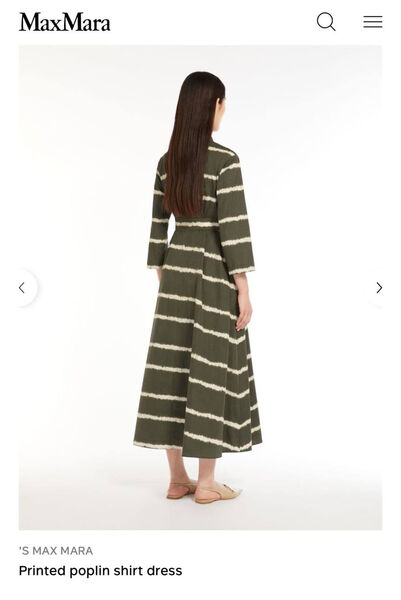 Платье Max Mara женский болотный 147513-2