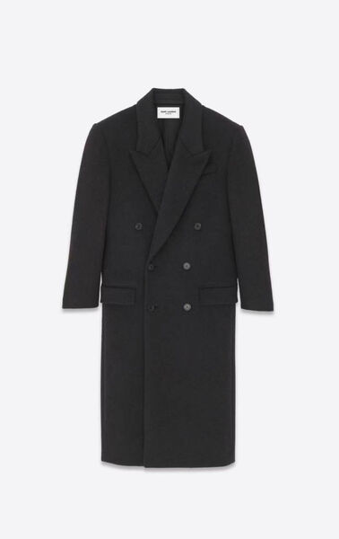 Пальто Saint Laurent женский черный 137280-2