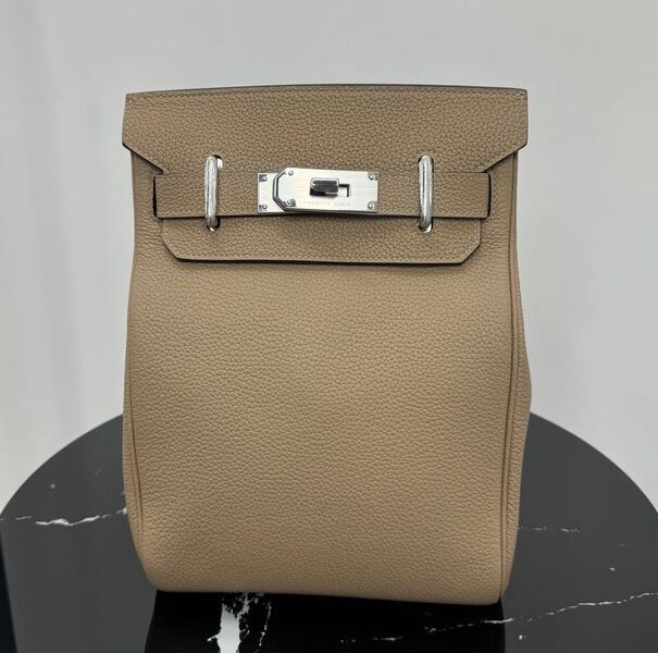 Мужская сумка слинг Hermès мужской кожа бежевый 193862