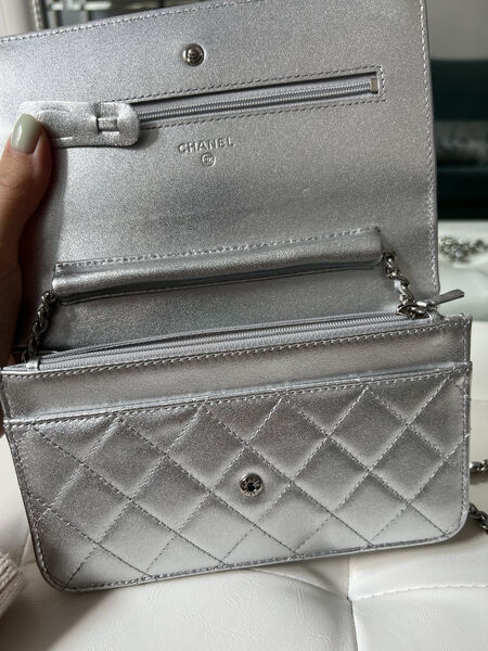 Сумка Chanel Mini женский кожа графитовый 143087-3