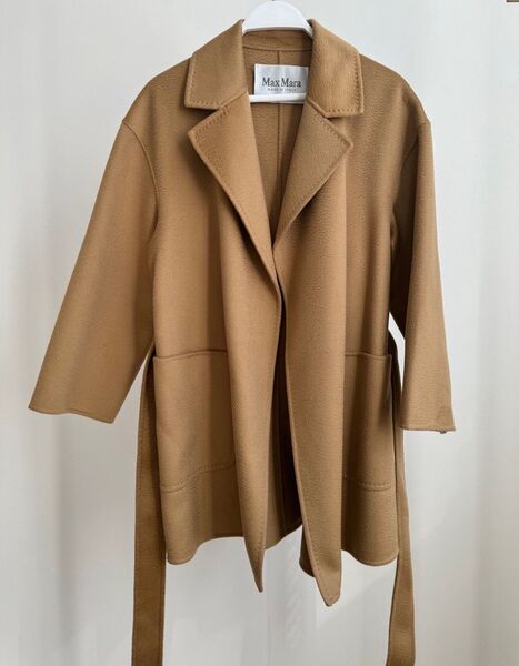 Пальто Max Mara женский кашемир бежевый 160363