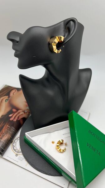 Серьги Bottega Veneta бронзовый 175954-2