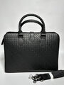 Мужской портфель Bottega Veneta мужской кожа черный 132084-5