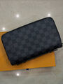 Мужской кошелек Louis Vuitton мужской кожа синий 173920-2