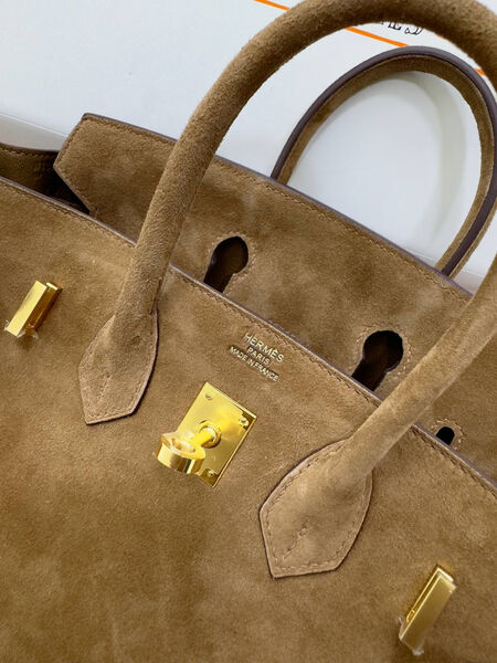 Сумка Hermès Birkin 25 женский замша 155728-3