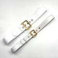 Женский ремень Dior женский кожа белый 21359-2