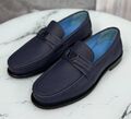 Мужские лоферы Louis Vuitton мужской кожа синий 185767-1