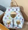 Рюкзак Louis Vuitton женский кожа белый 179908-1