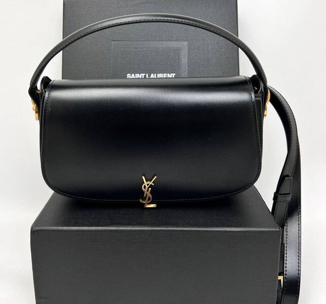Сумка Saint Laurent женский кожа черный 149763