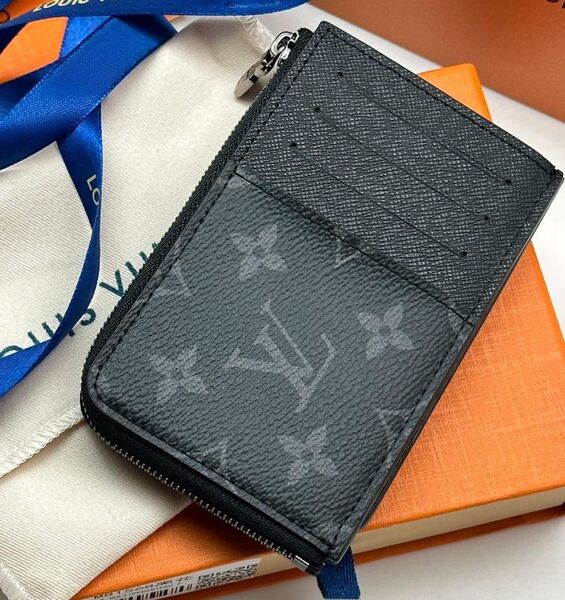 Картхолдер Louis Vuitton мужской кожа черный 107719